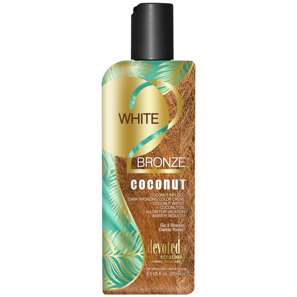 Devoted Creations White2Bronze Coconut Dark Tanning Accelerator 251ml