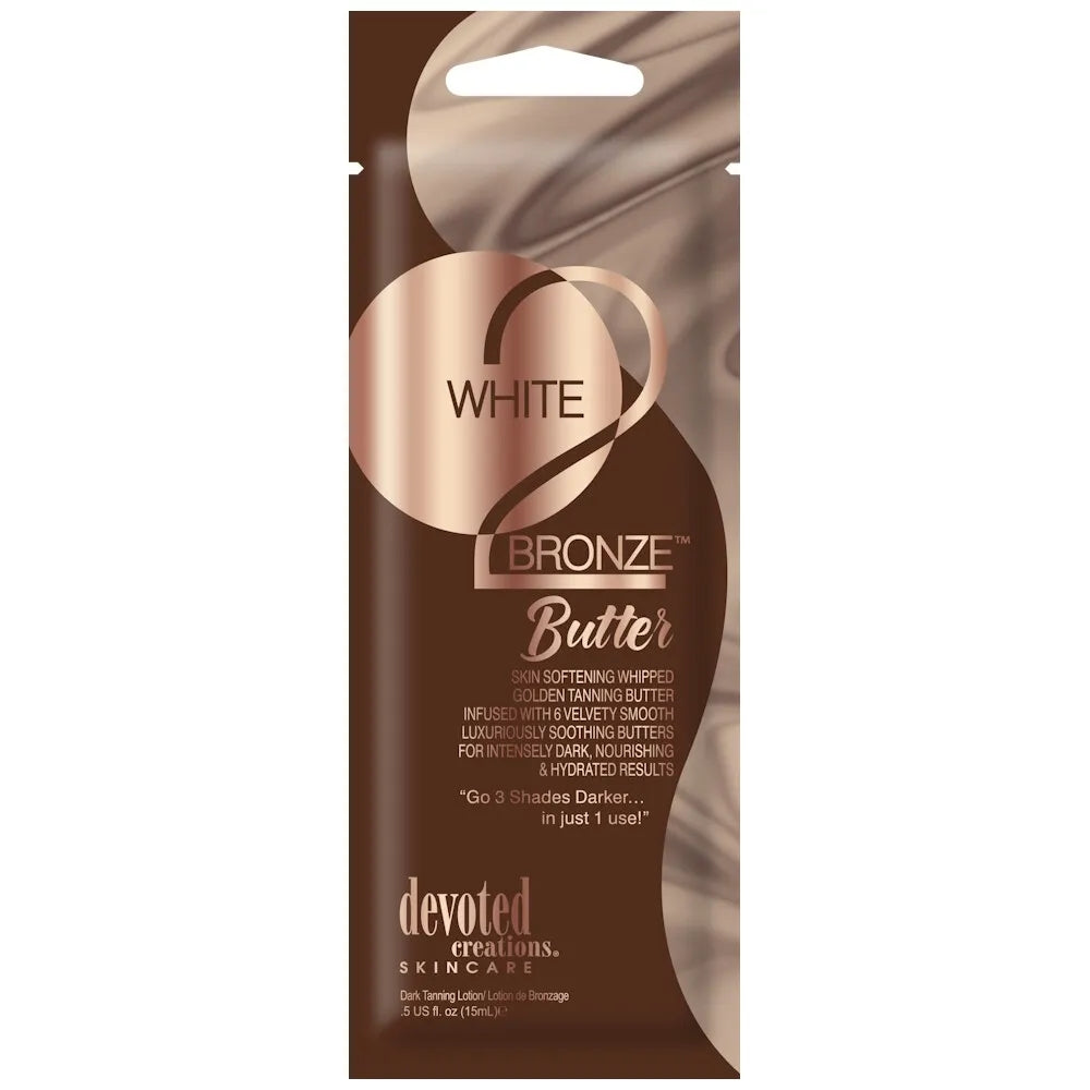 Devoted Creations White2Bronze Butter Dark Tanning Accelerator Sachet 15ml