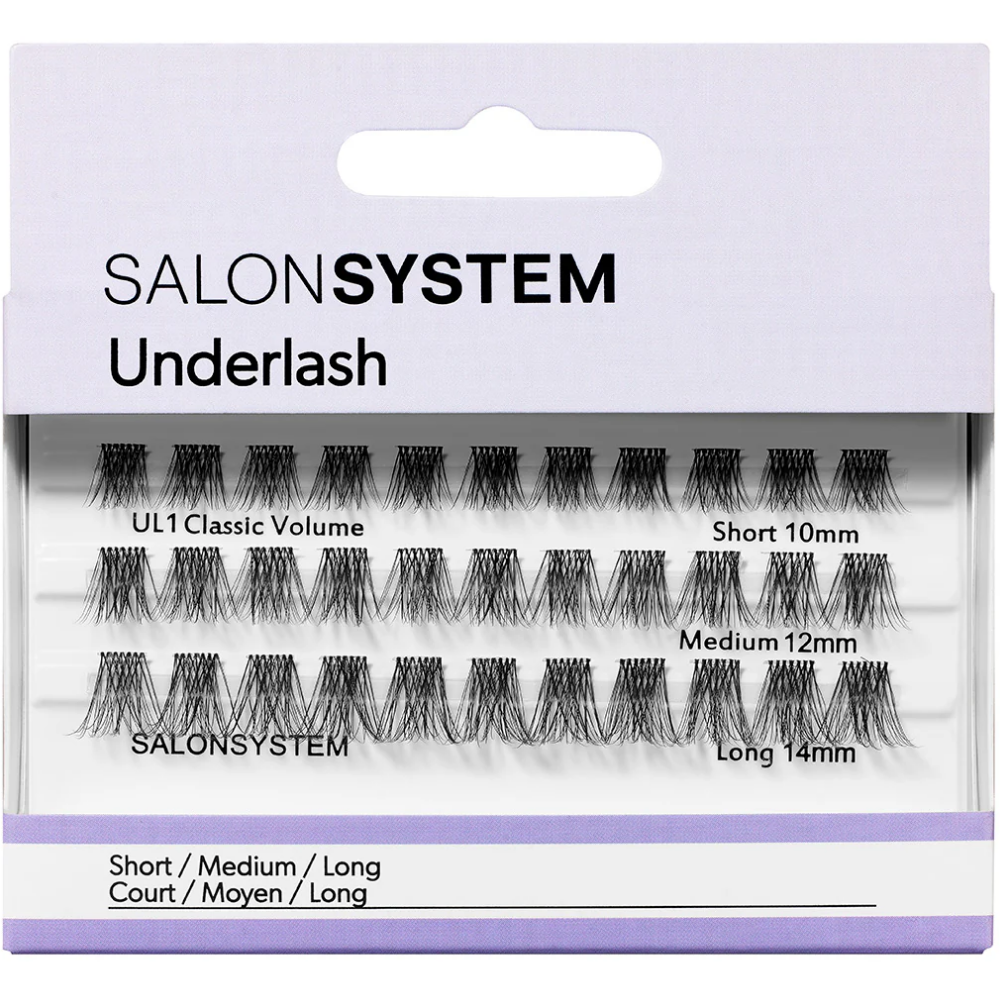 Salon System Underlash UL1 Classic Volume Mixed Individual Lashes Black