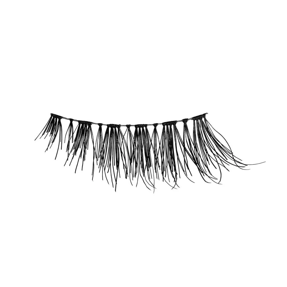 Salon System 3/4 Length Wispy Volume Strip Lashes Black 022 5 Pack
