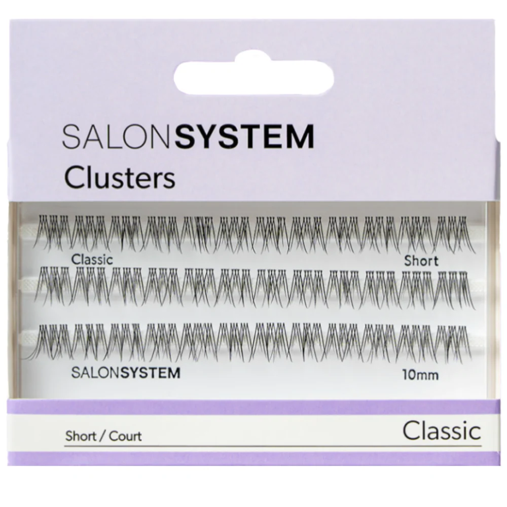 Salon System Individual Cluster Lashes Classic Short