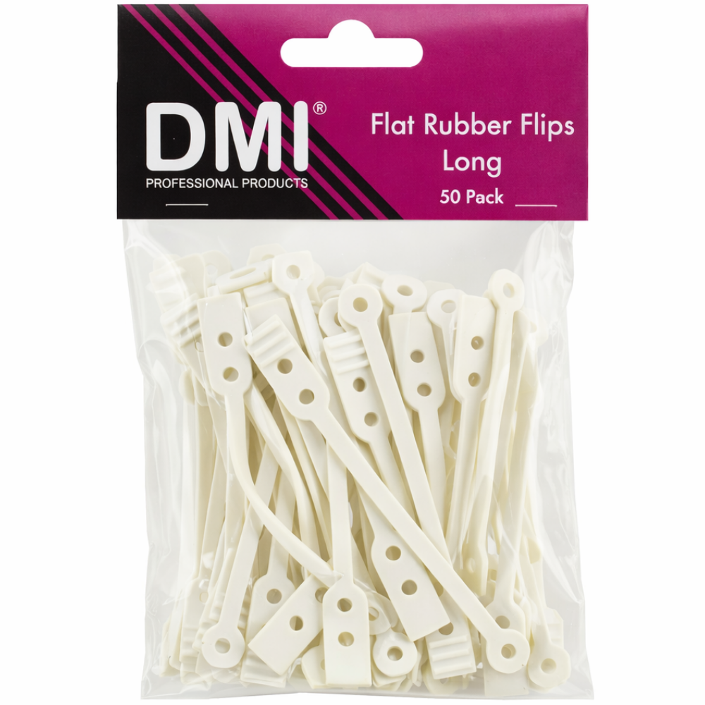 DMI Flat Rubber Flips Long 50 Pack