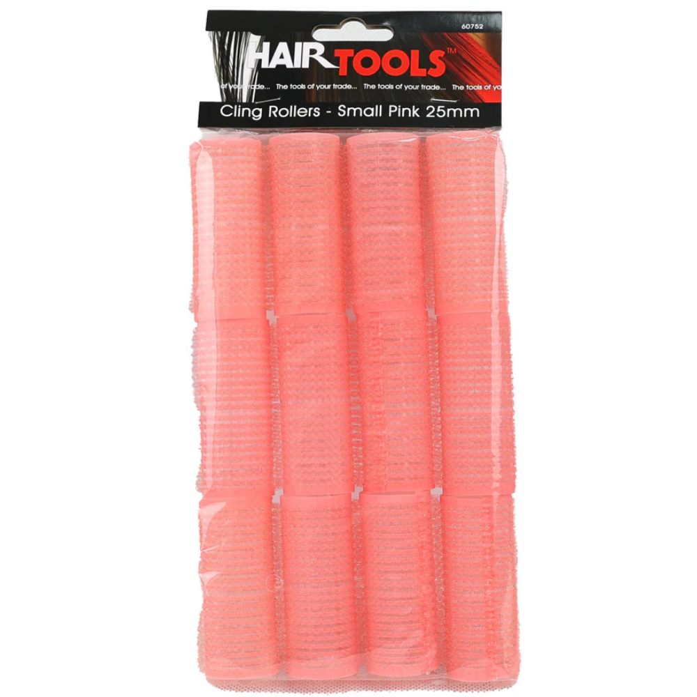 Hair Tools Cling Rollers Pink 25mm