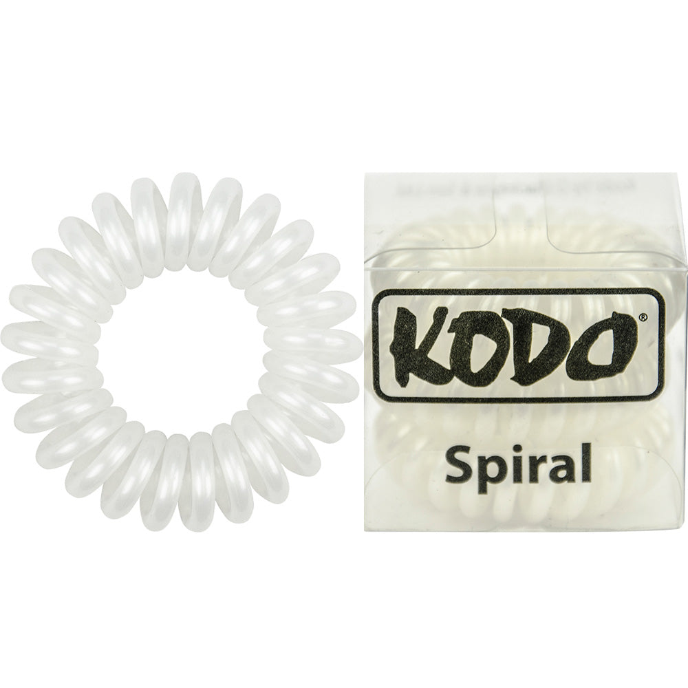 Kodo Spiral Pain-Free Hair Band Pearl 3 Pack
