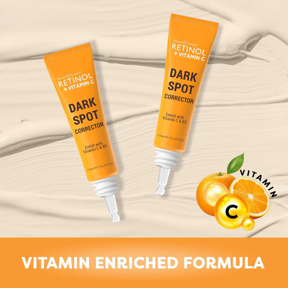 Skincare Cosmetics Retinol + Vitamin C Dark Spot Corrector 15g