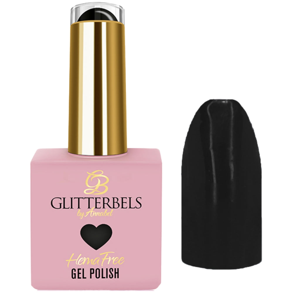 Glitterbels Gel Polish Black 8ml