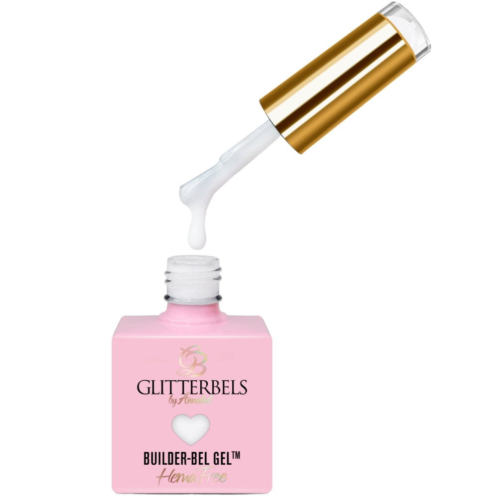 Glitterbels Hema-Free Builder-Bel Gel Polish White 17ml