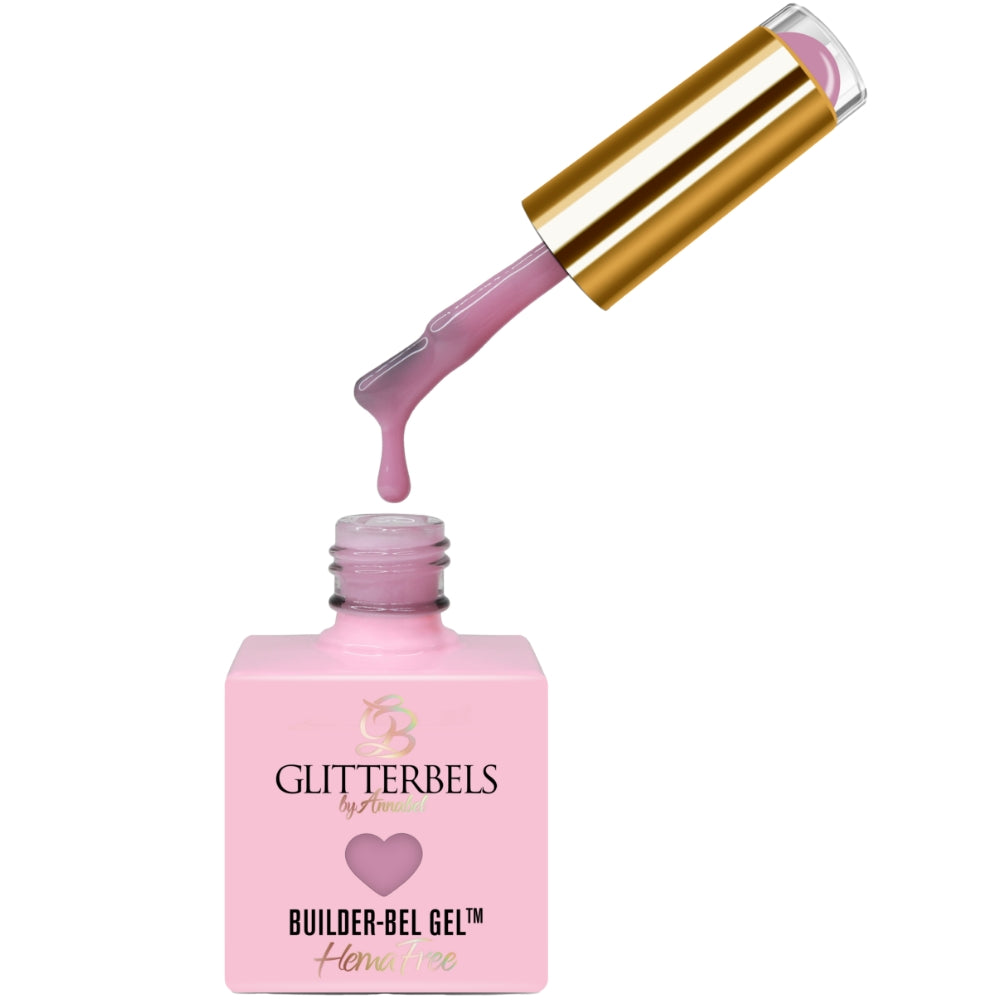 Glitterbels Hema-Free Builder-Bel Gel Polish Cover Me Pink 17ml