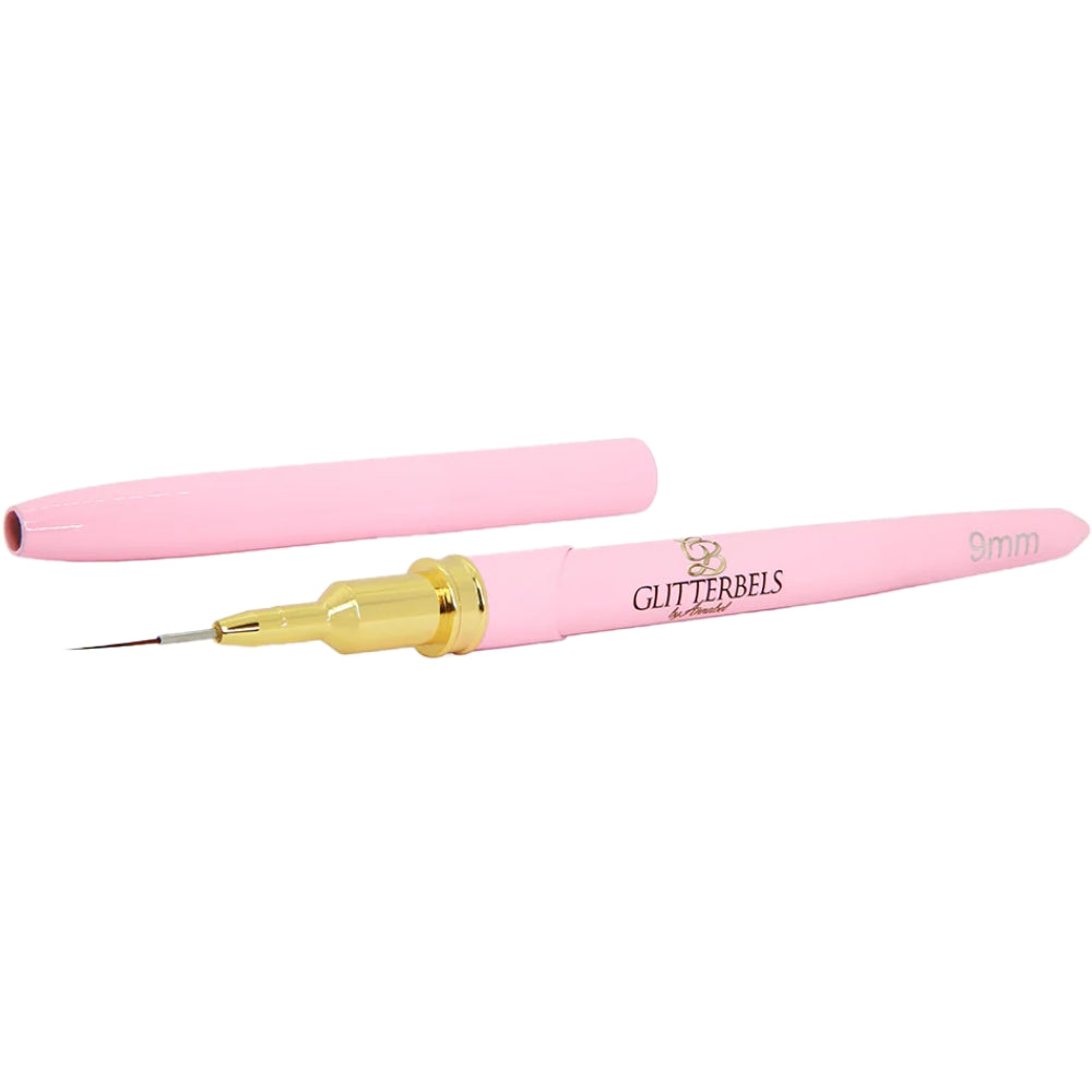 Glitterbels Pink Liner Brush 9mm