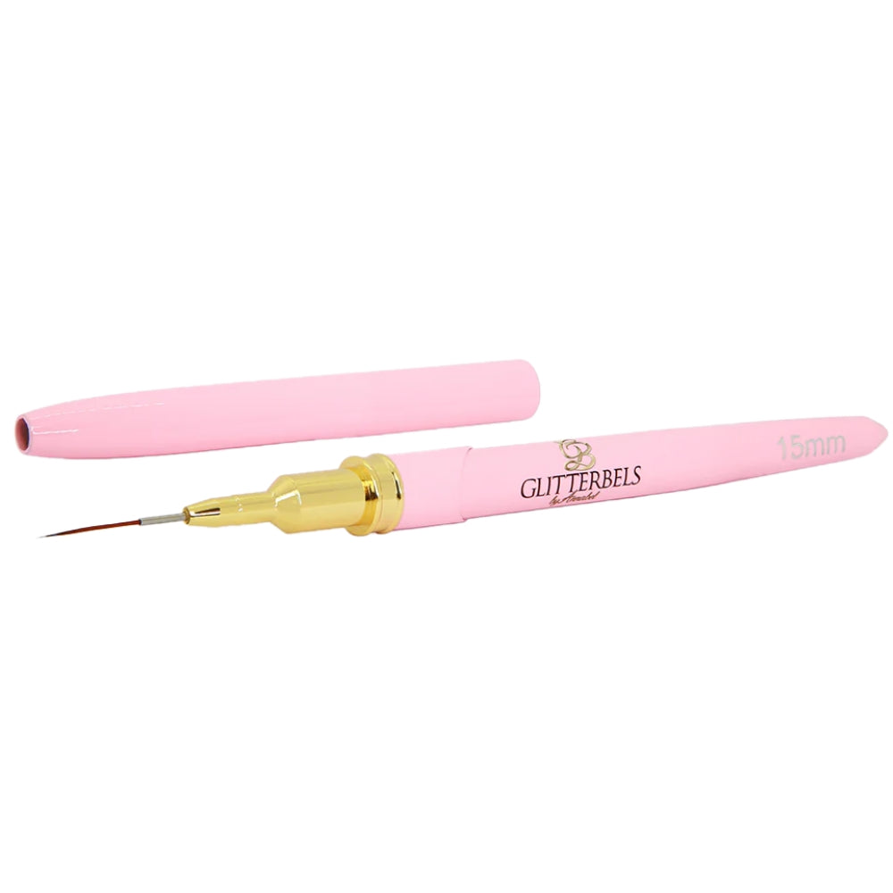 Glitterbels Pink Liner Brush 15mm