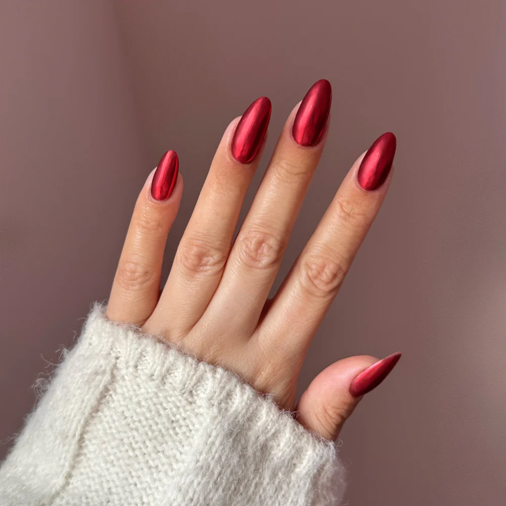 Glitterbels Pressed Chrome Powder Ruby Mirror 0.5g