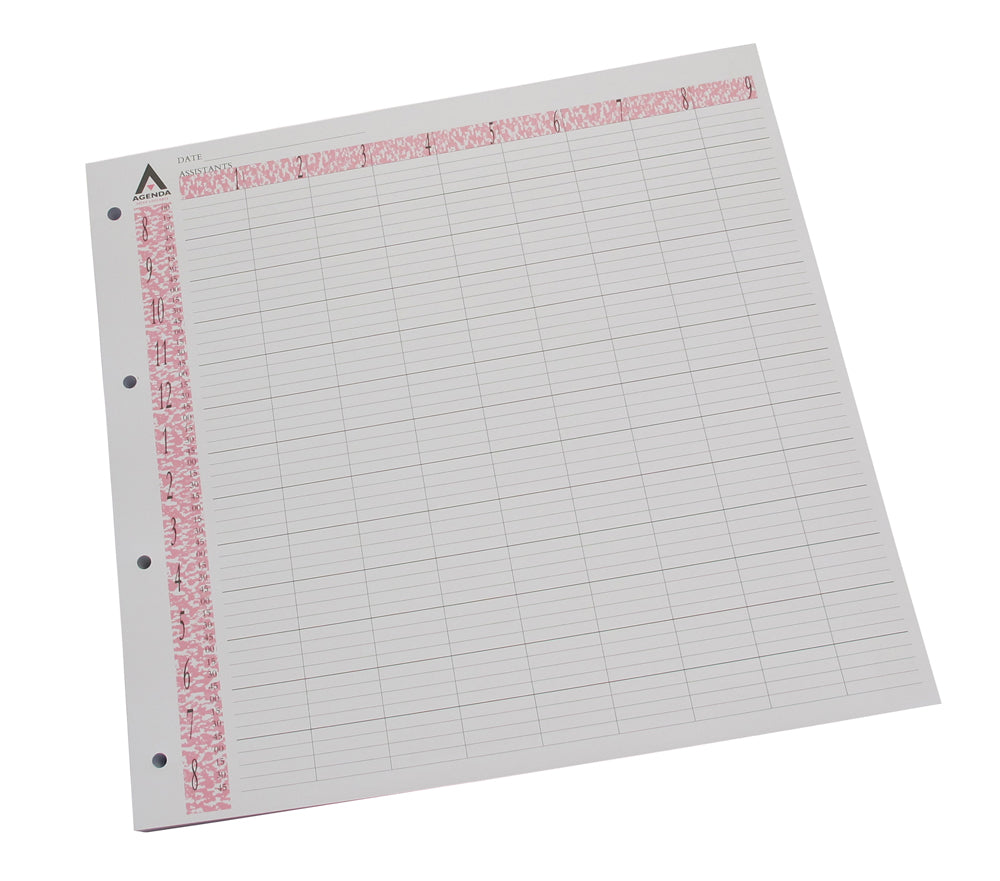 Agenda 9 Assistant Loose Leaf Refill Appointment Pages 100 Pack