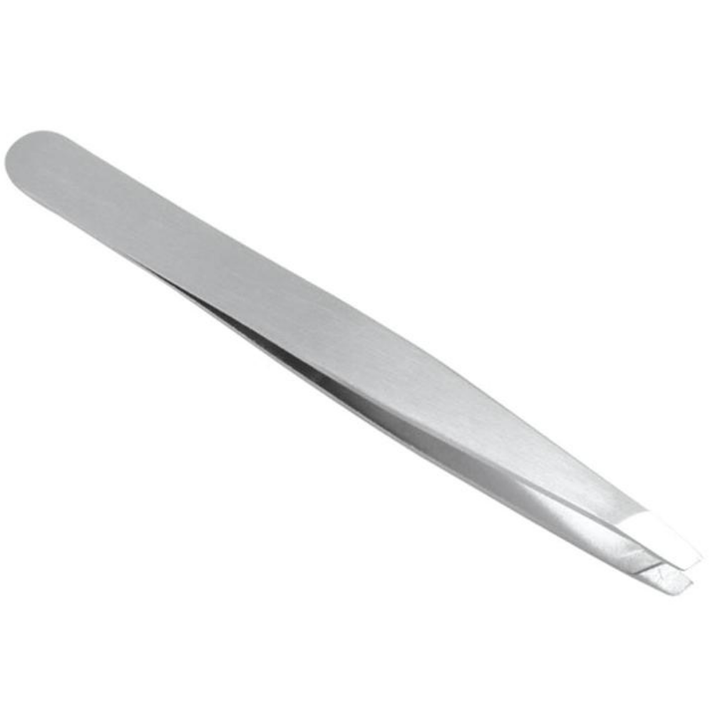 Dennis Williams Premium Slanted Tweezer Silver