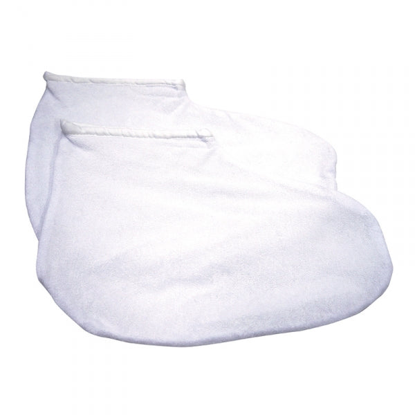 Dennis Williams Cotton Pedicure Boots White