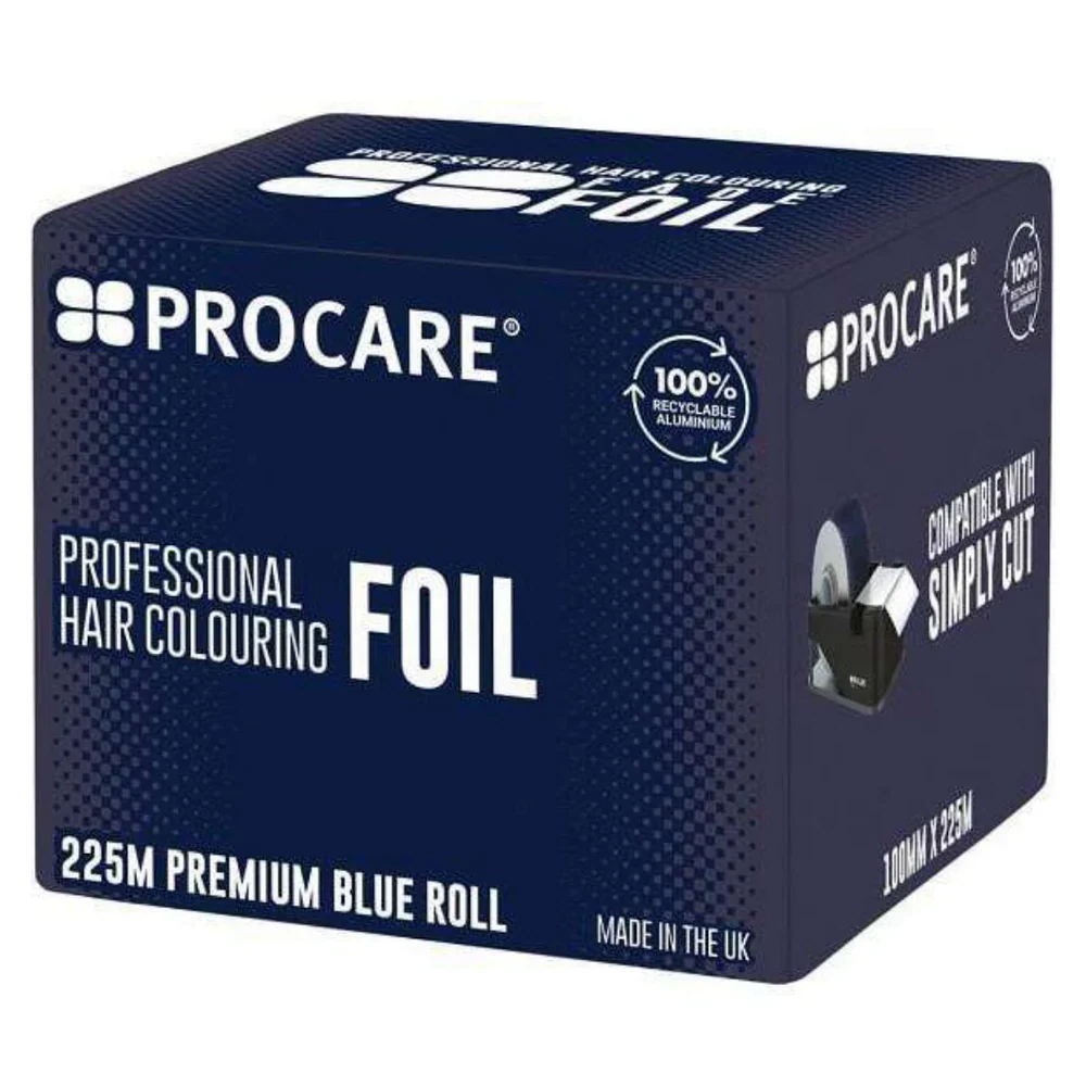 Procare Premium Hair Foil Blue 100mm x 225m