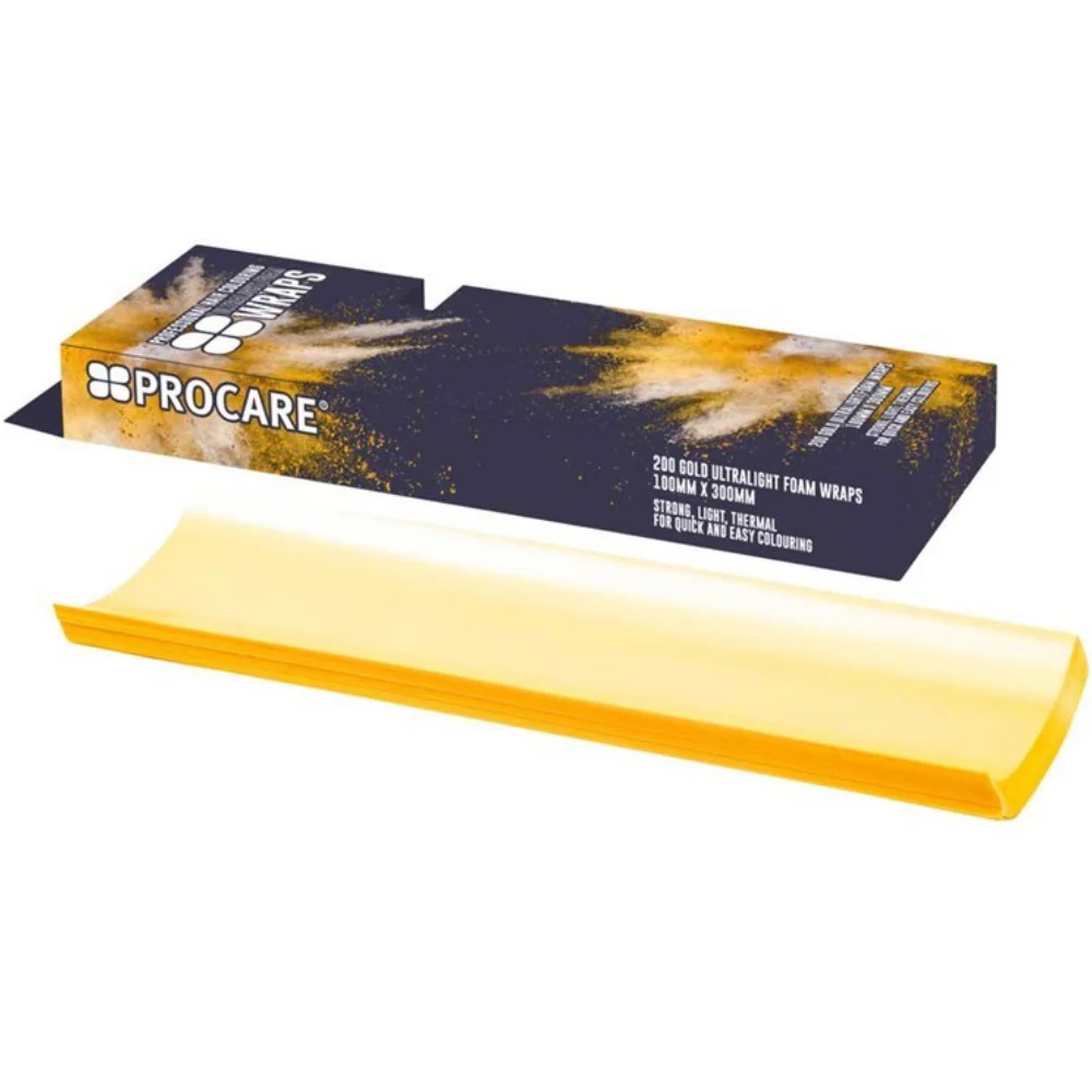 Procare Ultralight Foam Wraps Gold 100mm x 300mm