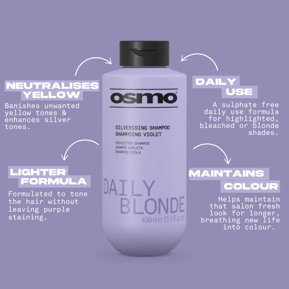 Osmo Daily Blonde Silverising Shampoo 400ml