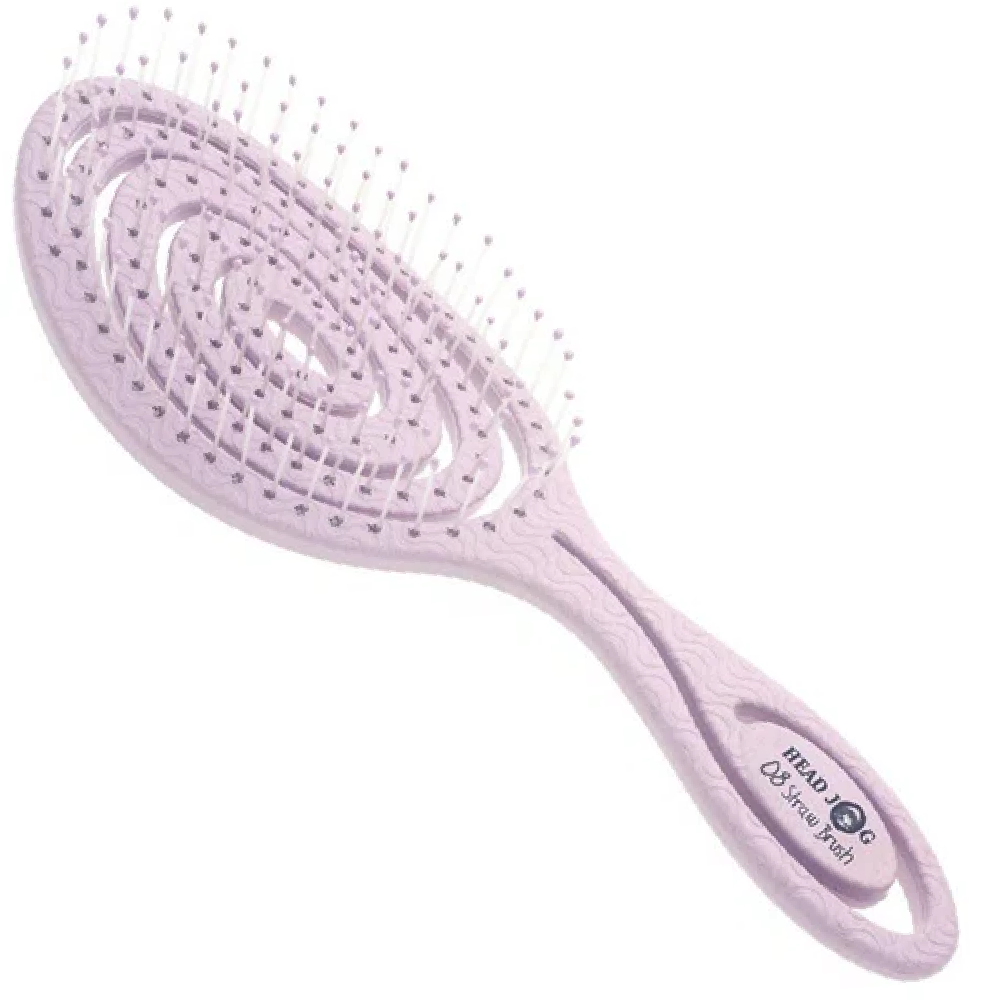 Head Jog Straw Paddle Brush 08 Heather
