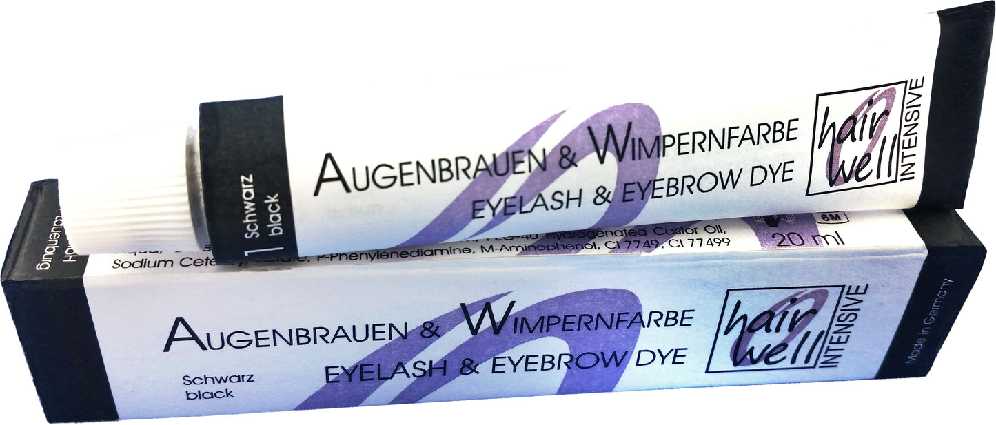 Hairwell Lash Tint Black 20ml