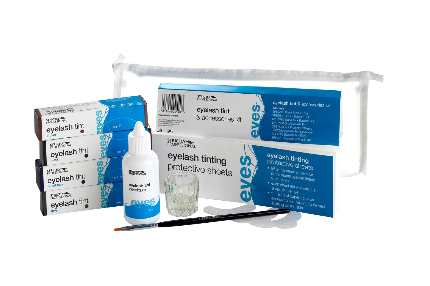 Strictly Professional Eyelash Tint & Accessories Kit