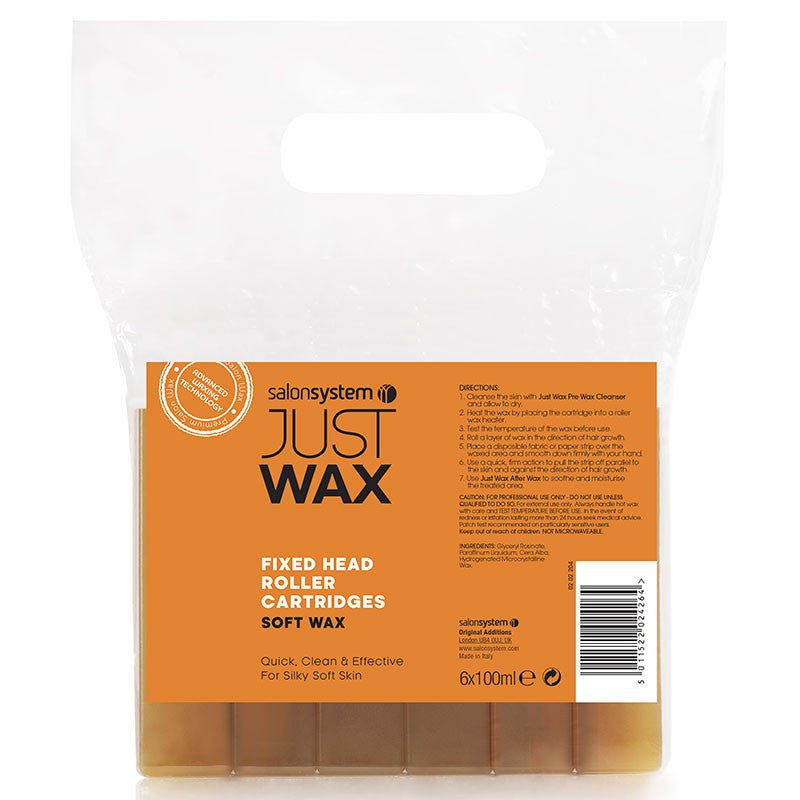 Salon System Just Wax Roller Cartridge 6 x 100ml
