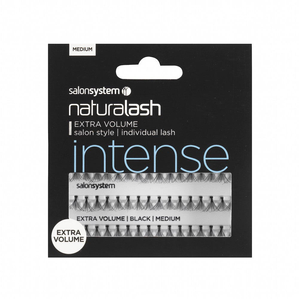 Salon System Naturalash Individual Lashes Black Medium Extra