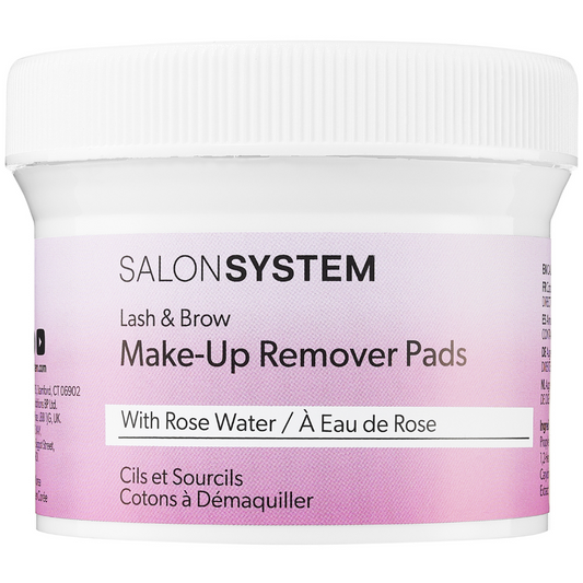 Salon System Lash & Brow Makeup Remover Pads 50 Pack