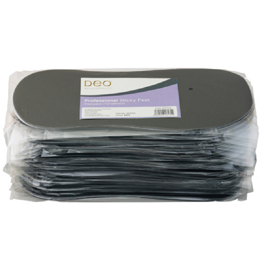 Deo Sticky Feet Black Pair 25 Pack