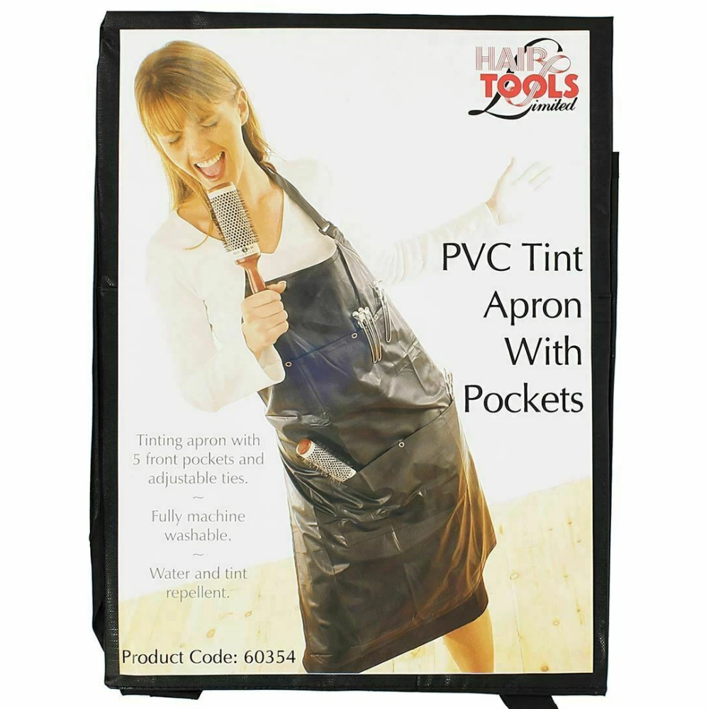 Hair Tools PVC Tinting Apron with Pockets