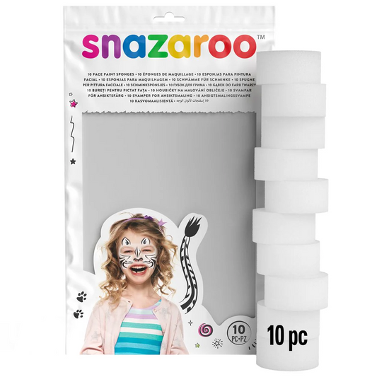 Snazaroo High Density Sponge 10 Pack