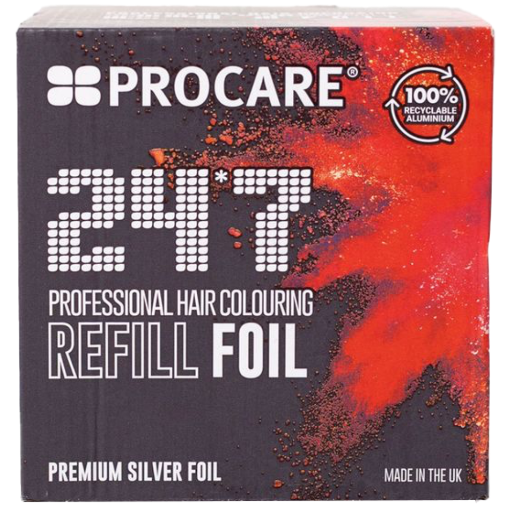 Procare Premium 24/7 Hair Foil Refill Roll Silver 100mm x 450m