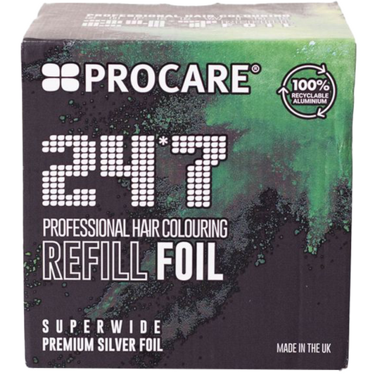 Procare Premium 24/7 Hair Foil Refill Roll Silver 120mm x 450m