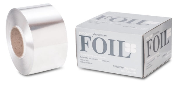 Procare Premium Hair Foil Silver 1000m x 100mm