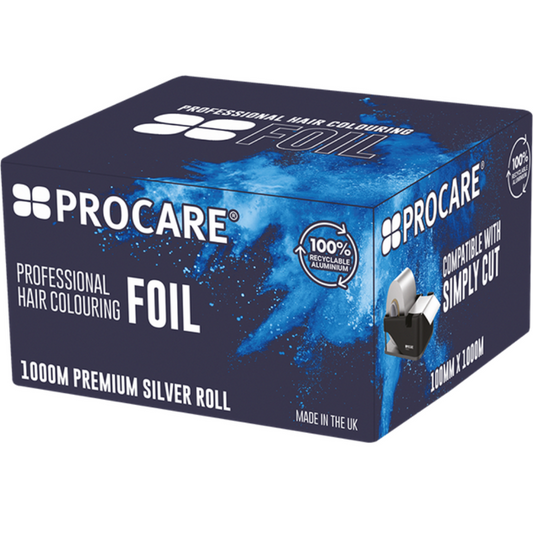 Procare Premium Hair Foil Silver 1000m x 100mm