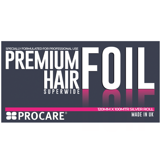 Procare Premium Superwide Hair Foil Silver 120mm x 100m