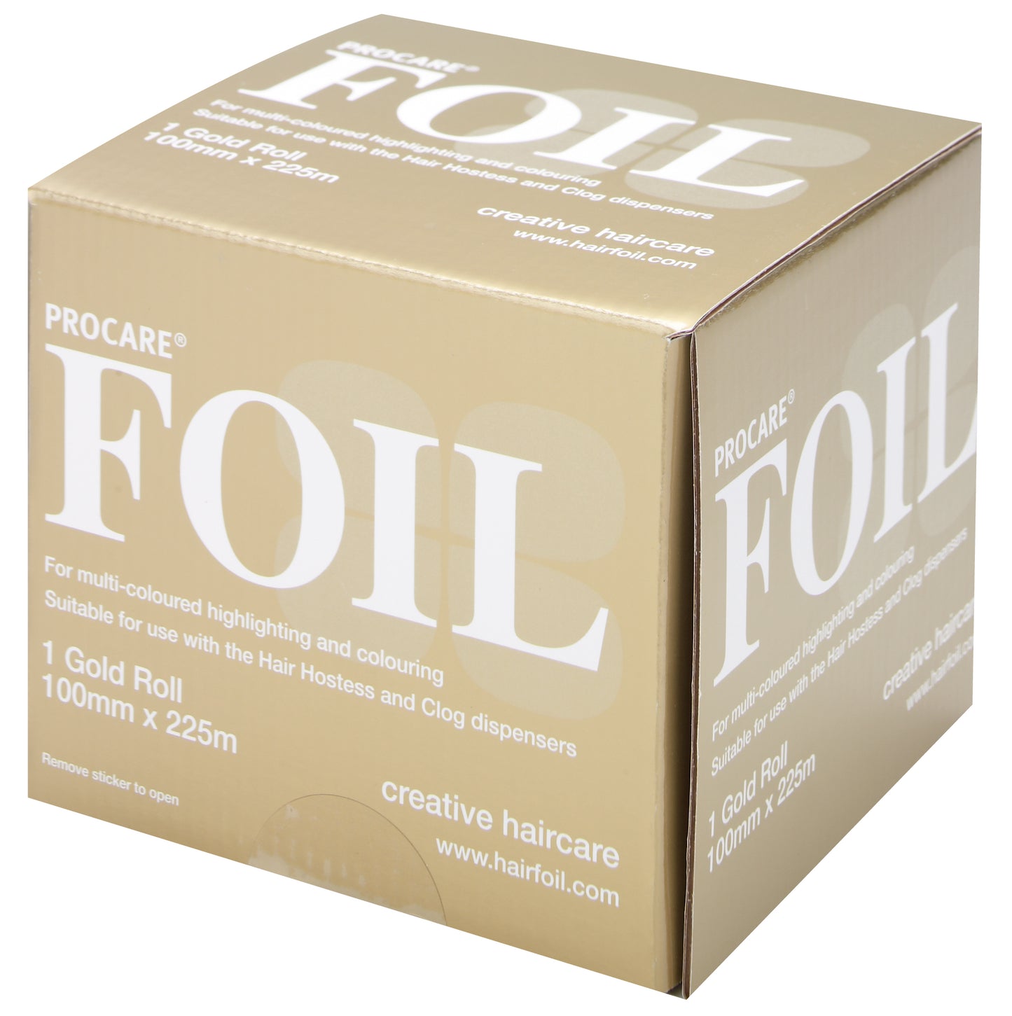 Procare Premium Hair Foil Gold 100mm x 225m