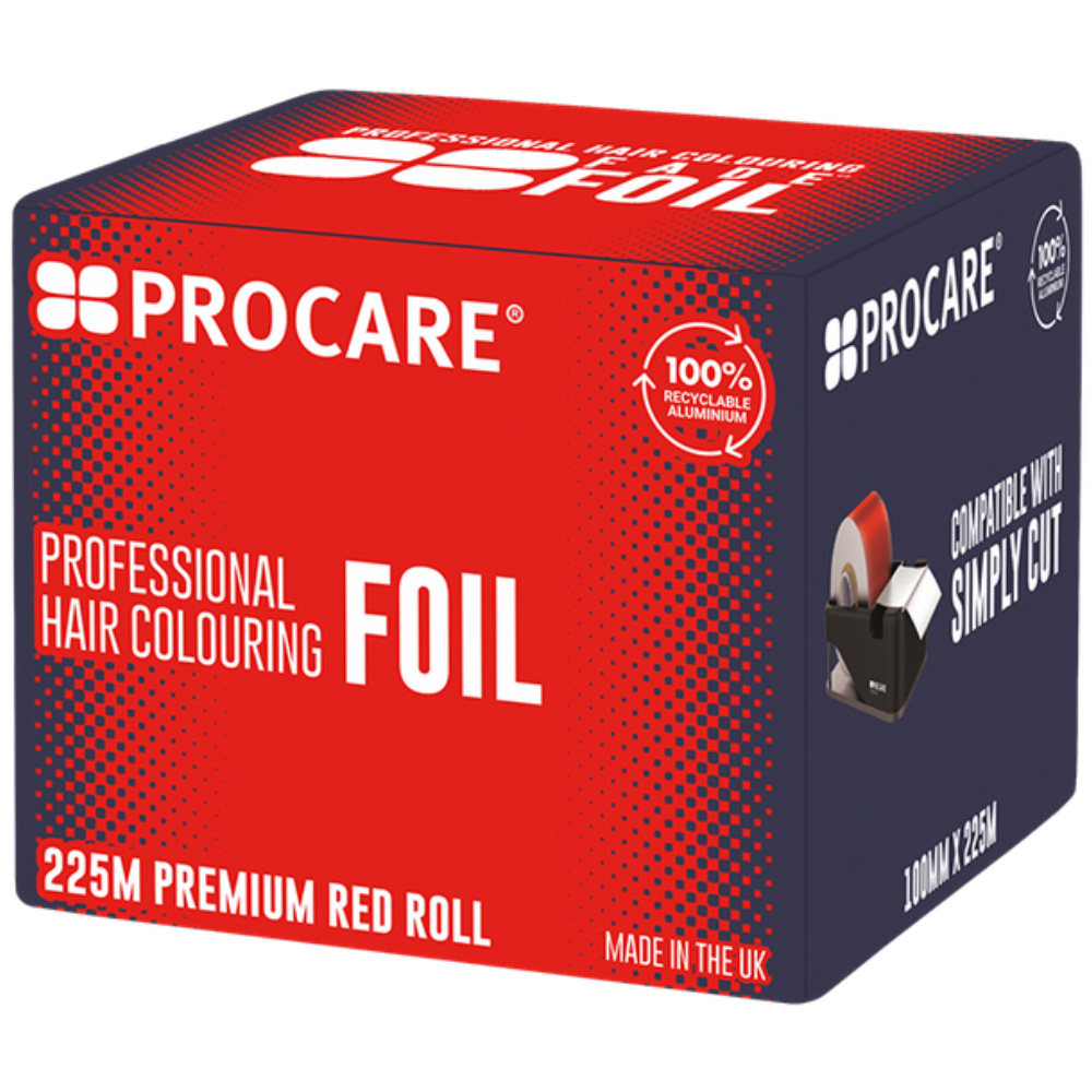 Procare Premium Hair Foil Red 100mm x 225m