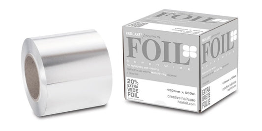 Procare Superwide Hair Foil Silver 120mm x 500m
