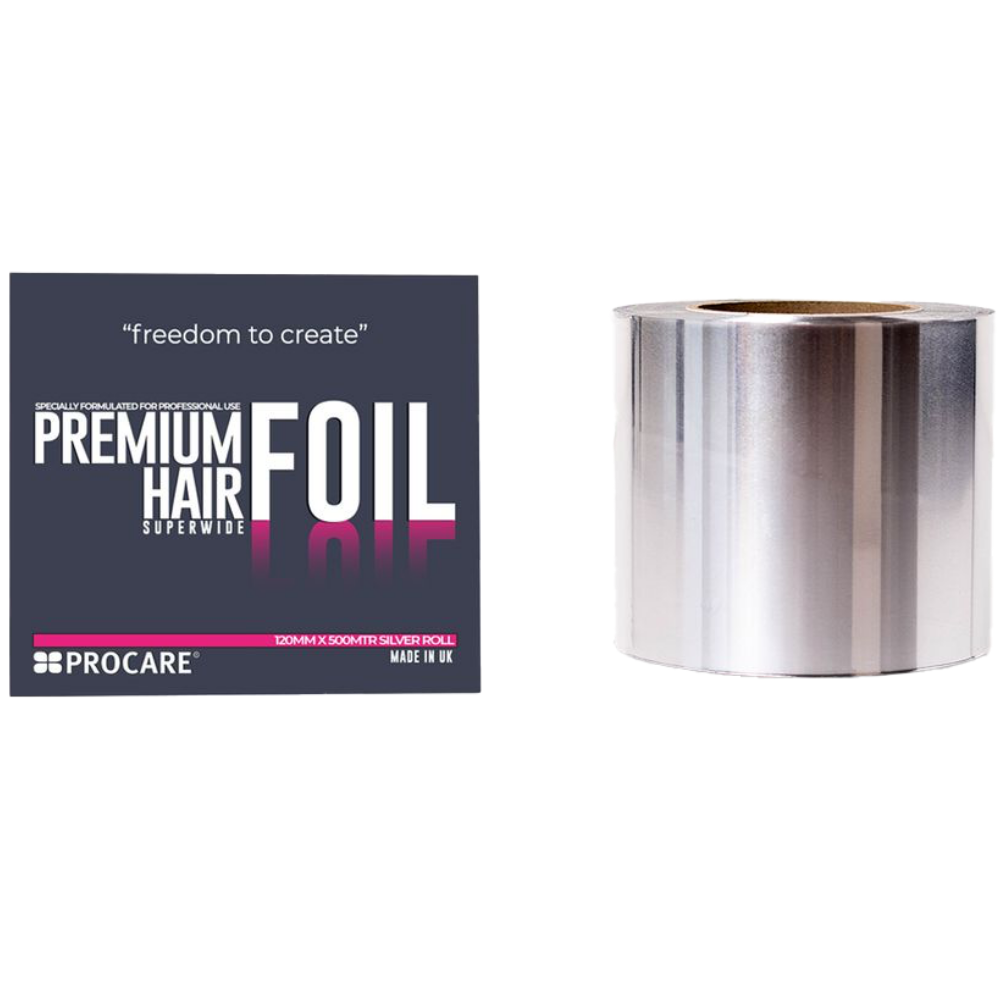 Procare Superwide Hair Foil Silver 120mm x 500m