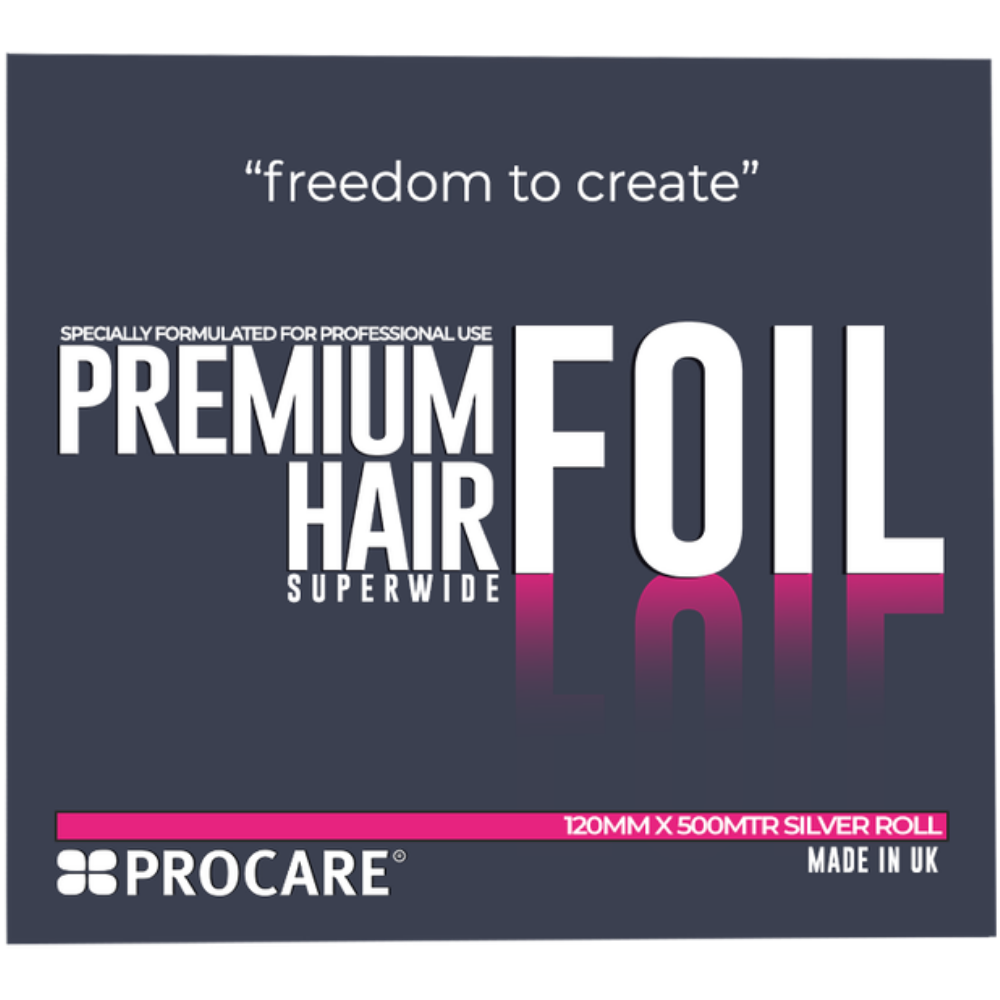Procare Superwide Hair Foil Silver 120mm x 500m