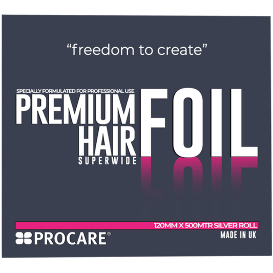 Procare Superwide Hair Foil Silver 120mm x 500m