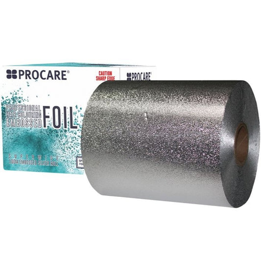 Procare Lite Silver Embossed Hair Foil 127mm x 100m
