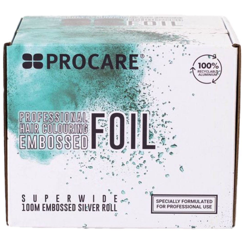 Procare Lite Silver Embossed Hair Foil 127mm x 100m