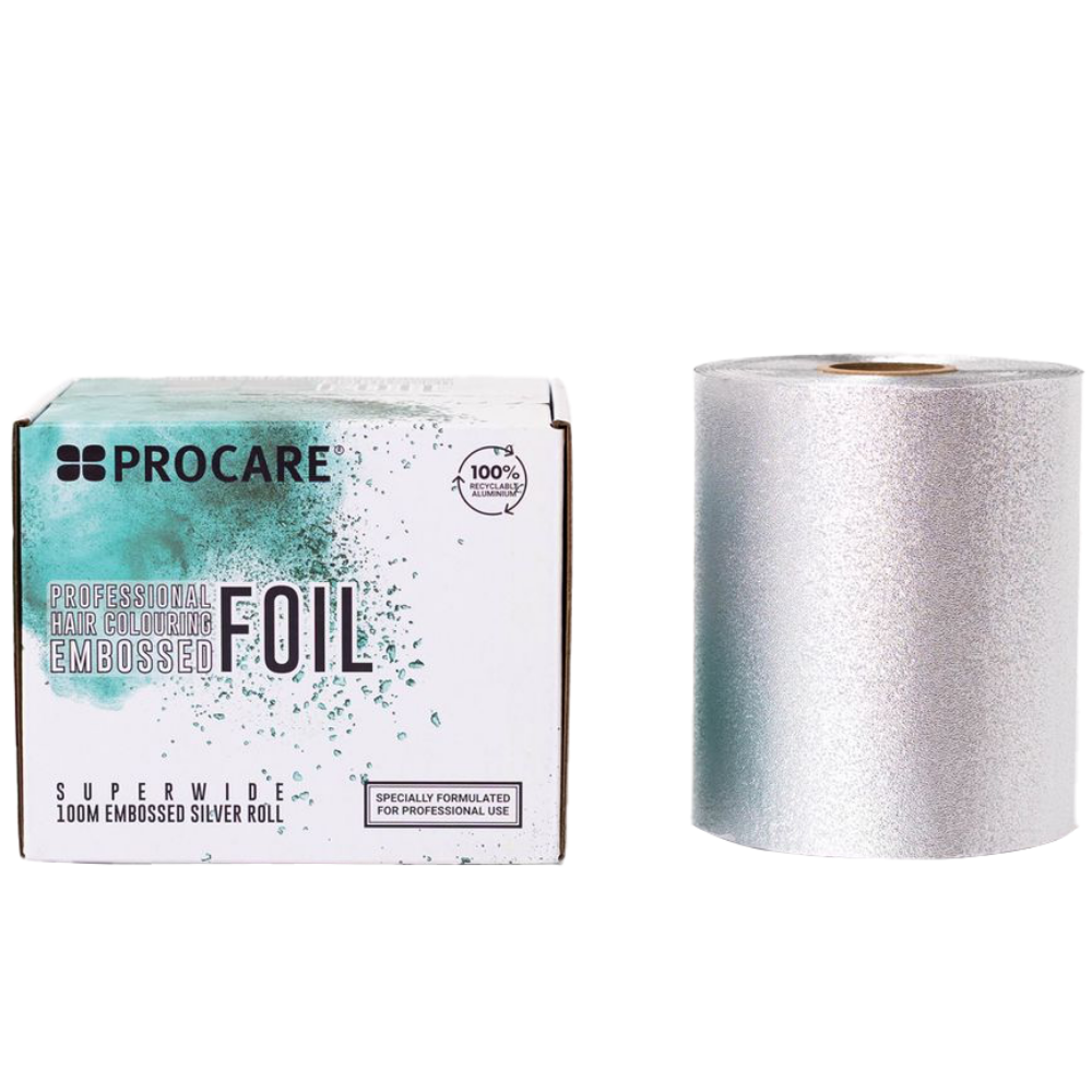 Procare Lite Silver Embossed Hair Foil 127mm x 100m