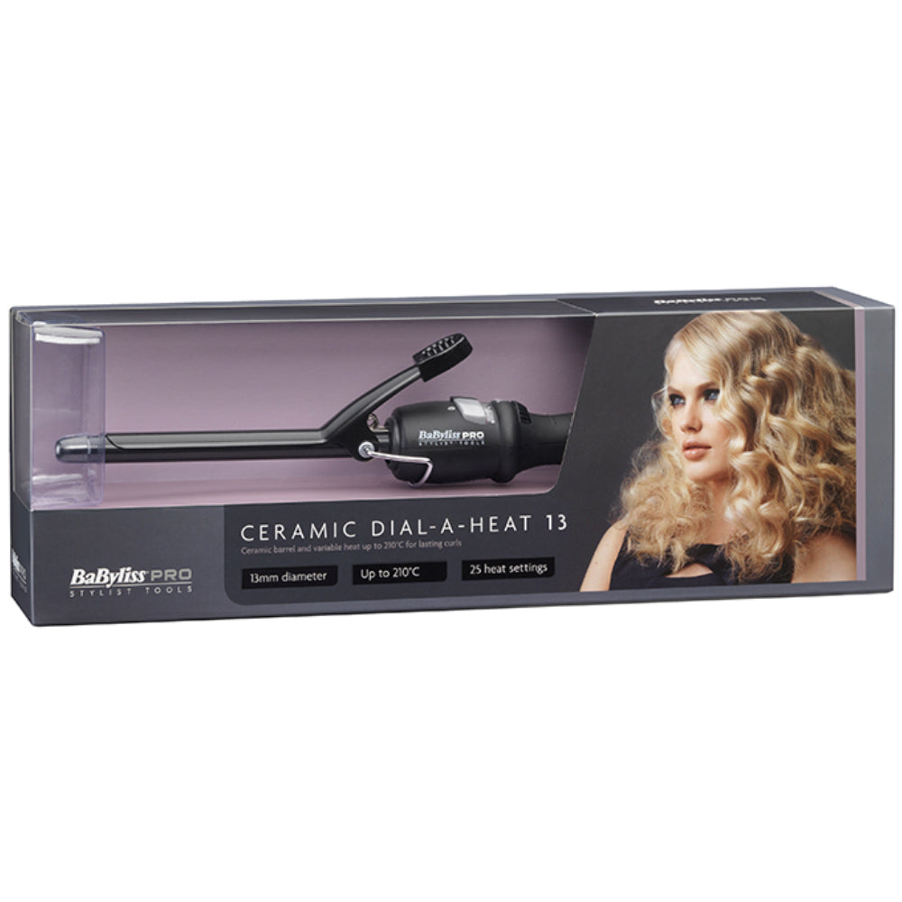 Babyliss Pro Ceramic Dial-A-Heat Curling Tong 13mm