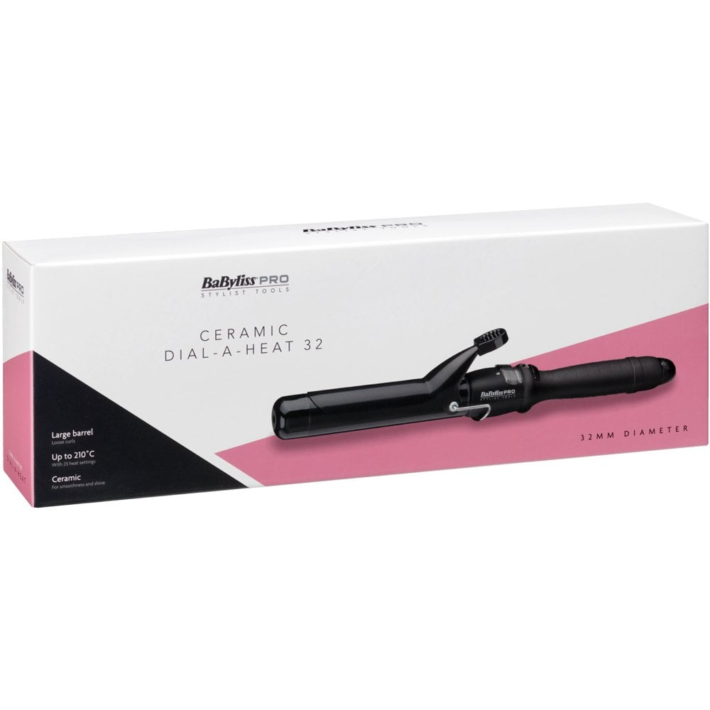 Babyliss Pro Ceramic Dial-A-Heat Curling Tong 32mm