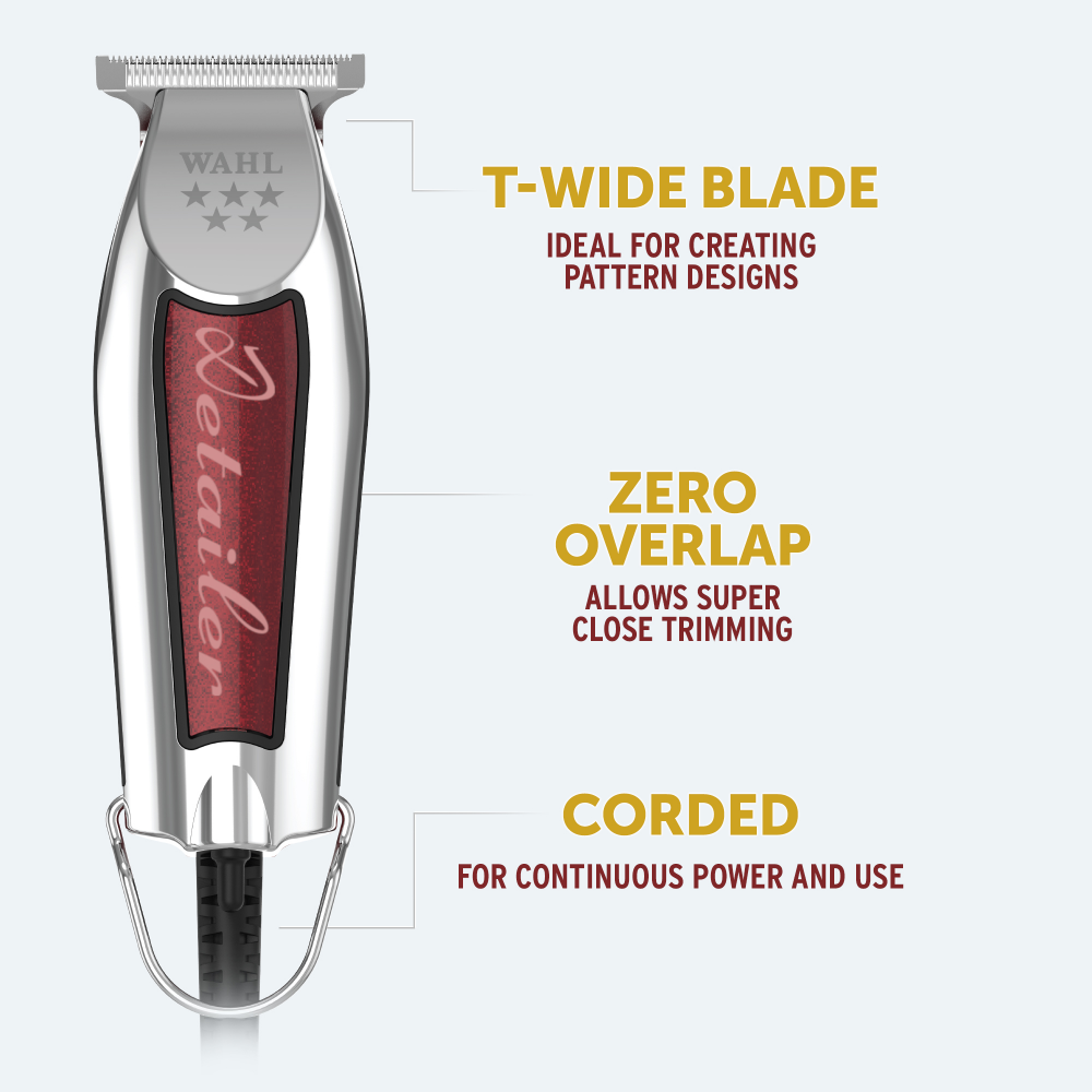 Wahl Professional Detailer Wide T-Blade Trimmer
