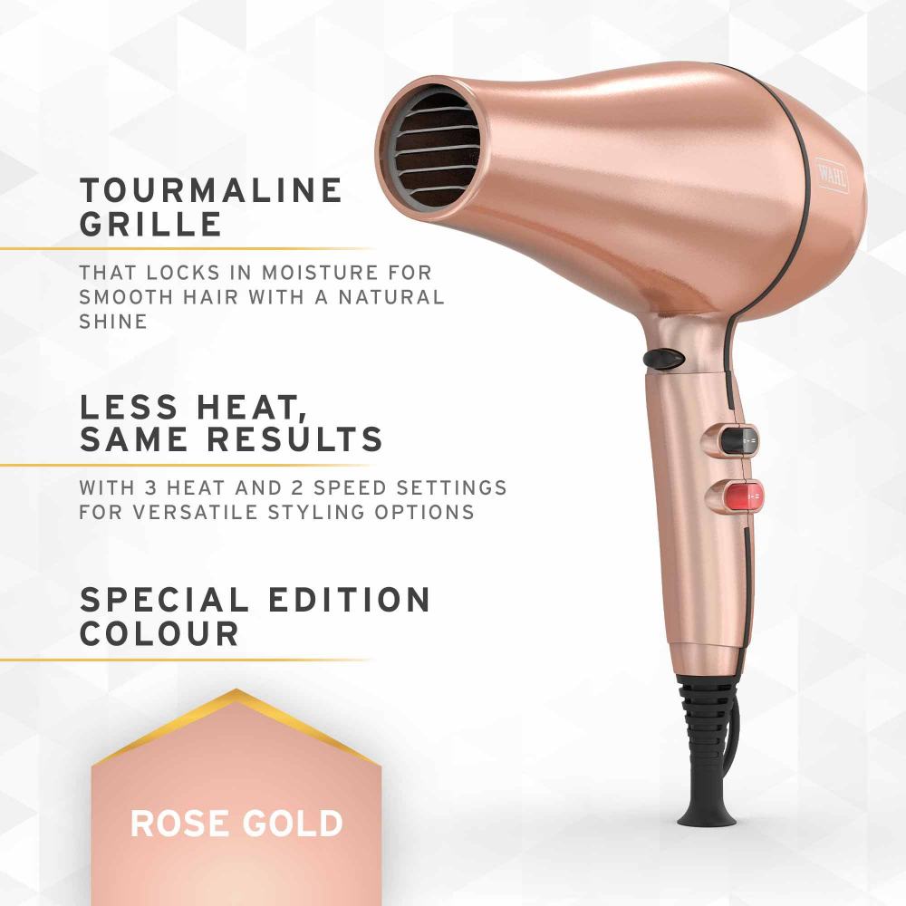 Babyliss Pro Keratin Lustre Hair Dryer Rose Gold