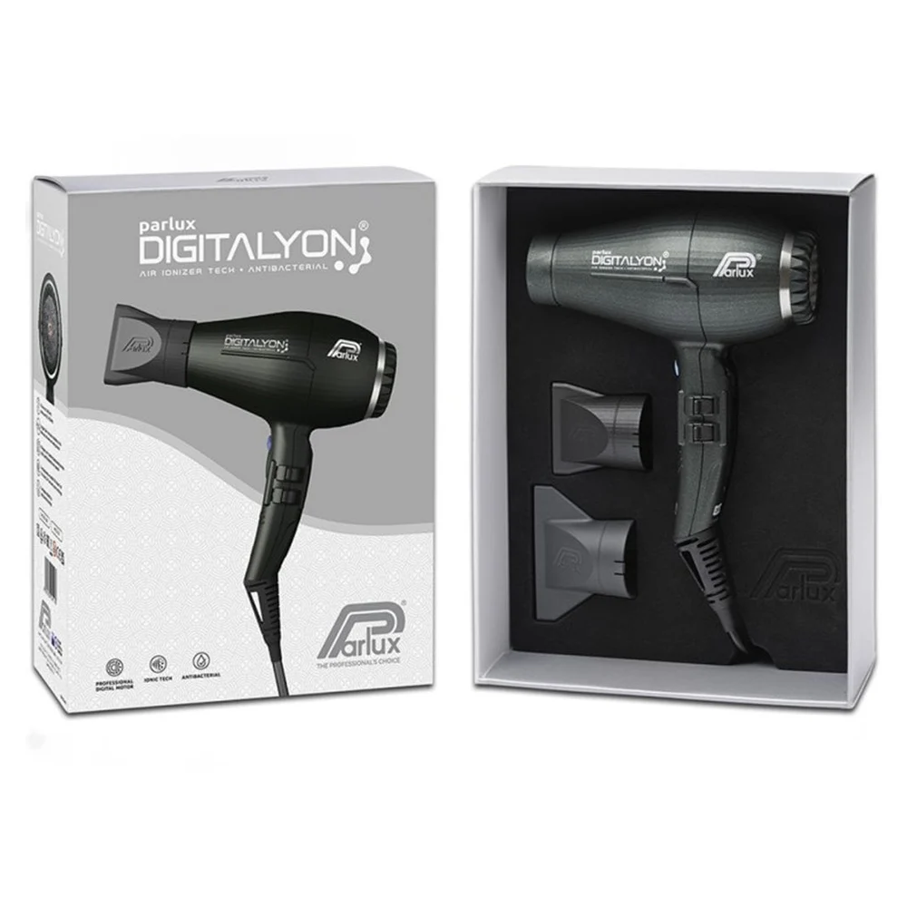 Parlux Digitalyon Air Ionizer Hair Dryer Anthracite