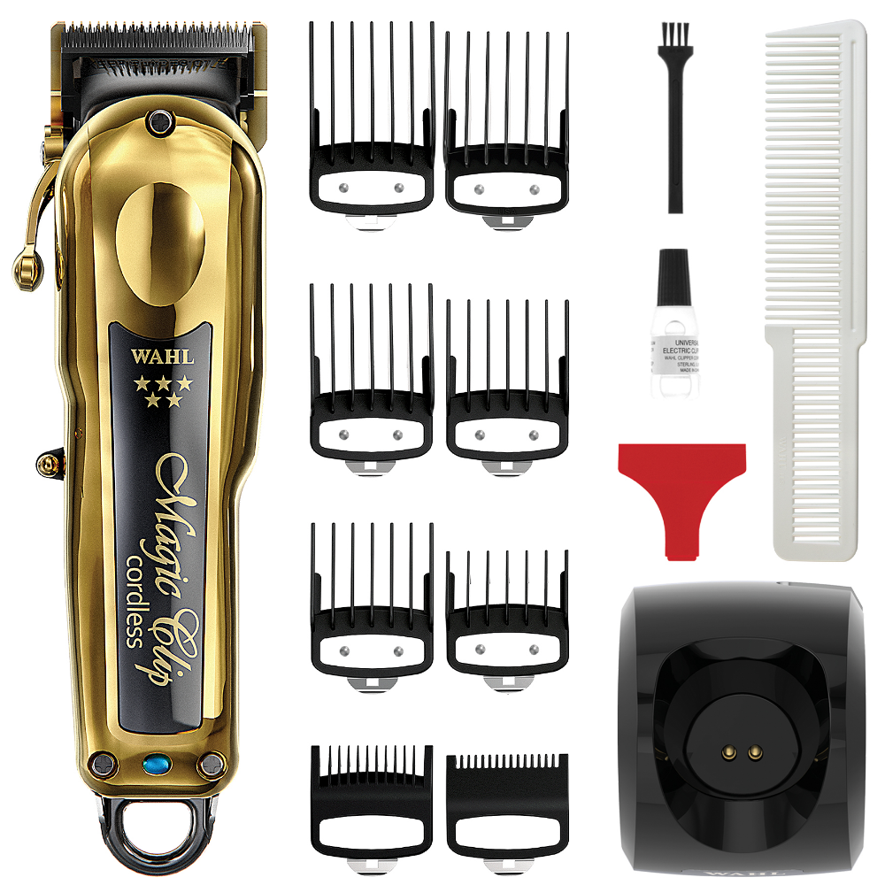 Wahl Professional Magic Clip Clipper Gold & A-Lign Trimmer Pack